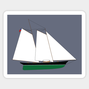 Schooner America Sticker